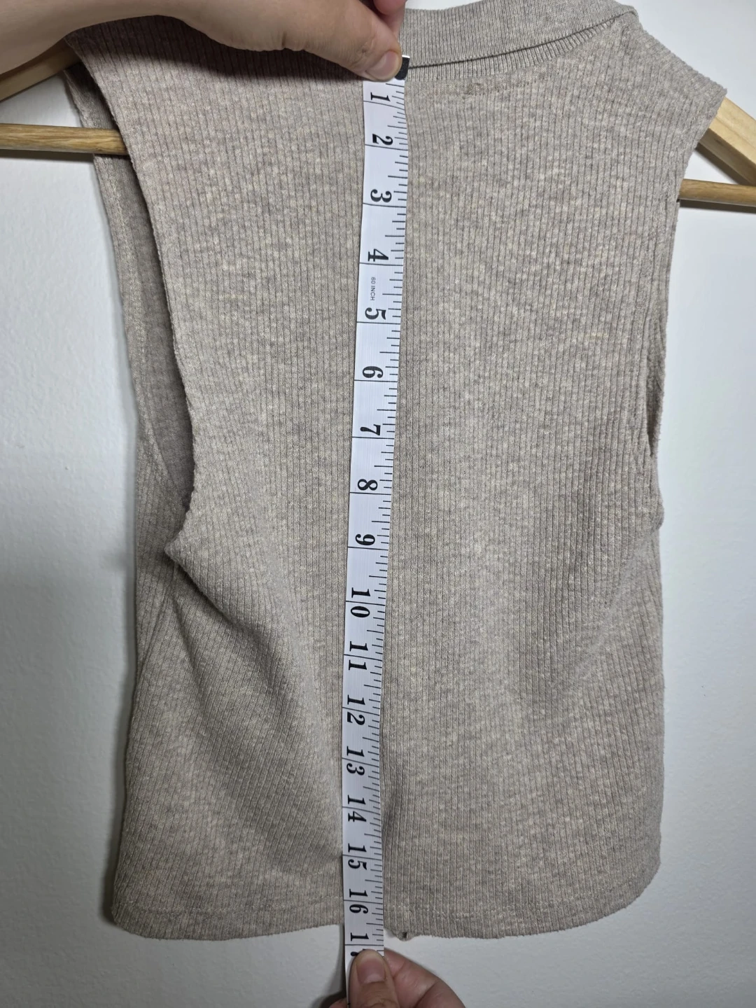 ZARA Ribbed Collared Sleeveless Top - photo 5