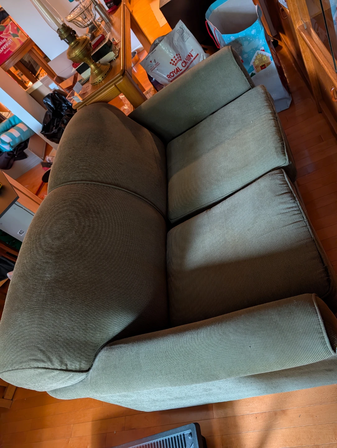 Green Two-Seater Sofa - photo 2