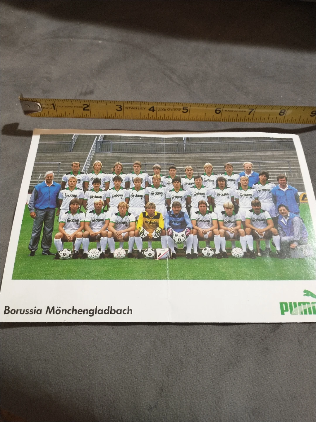 Bundesliga Borussia Mönchengladbach 1985/86 Team Picture - photo 3
