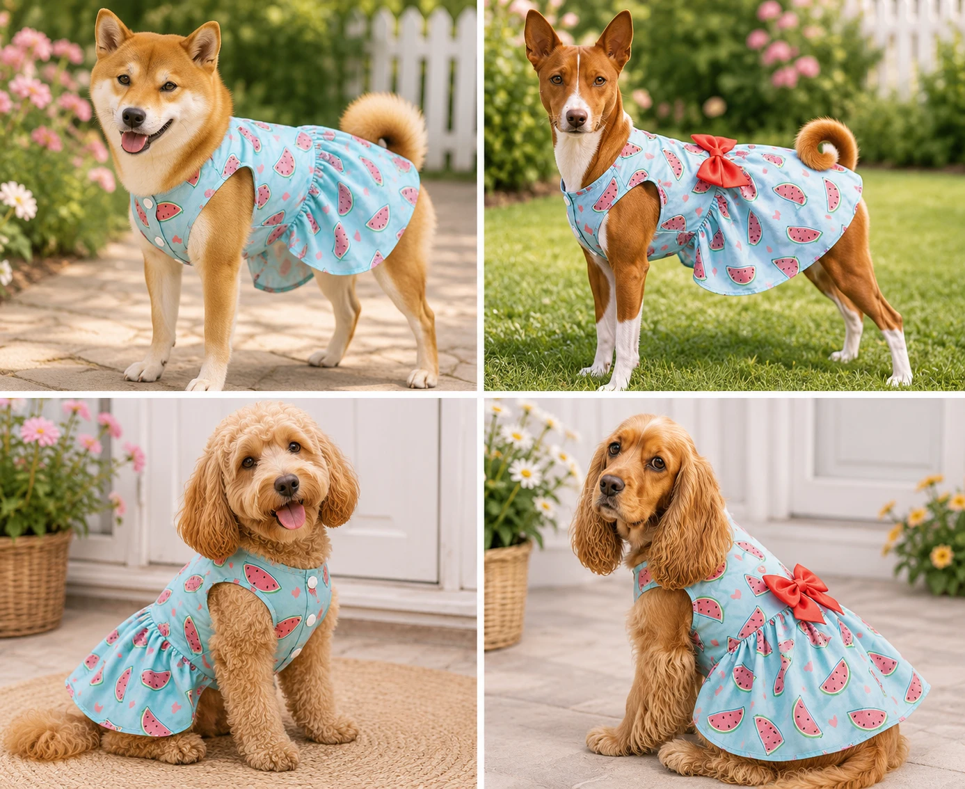 NEW Dog Dress with Watermelon Print - photo 4