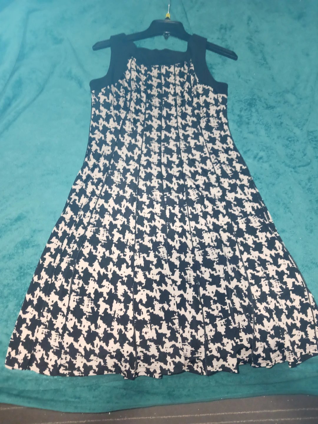 Houndstooth Pattern Dress