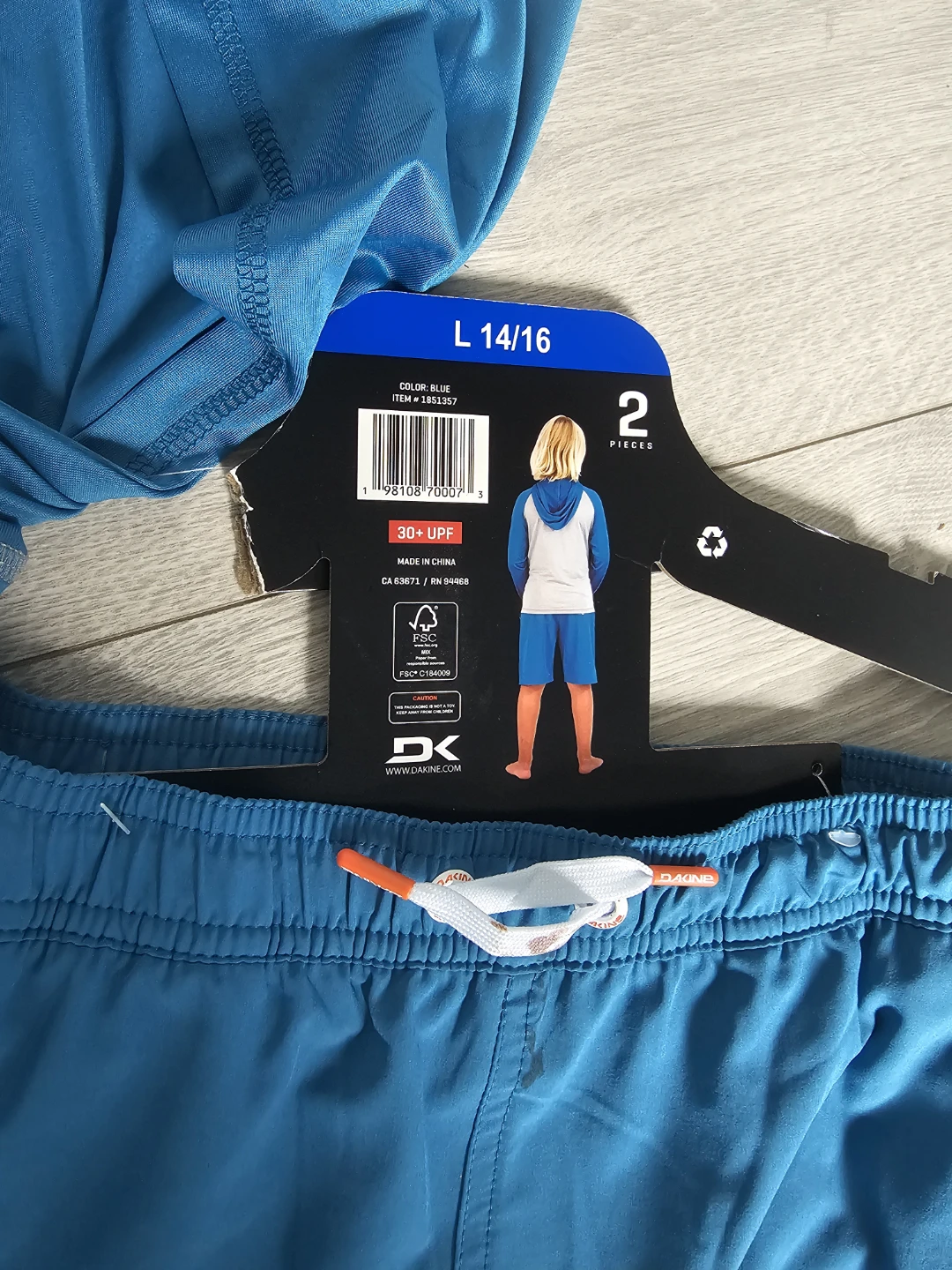Dakine Youth Blue 2-Piece Set - Size L 14/16 - photo 2