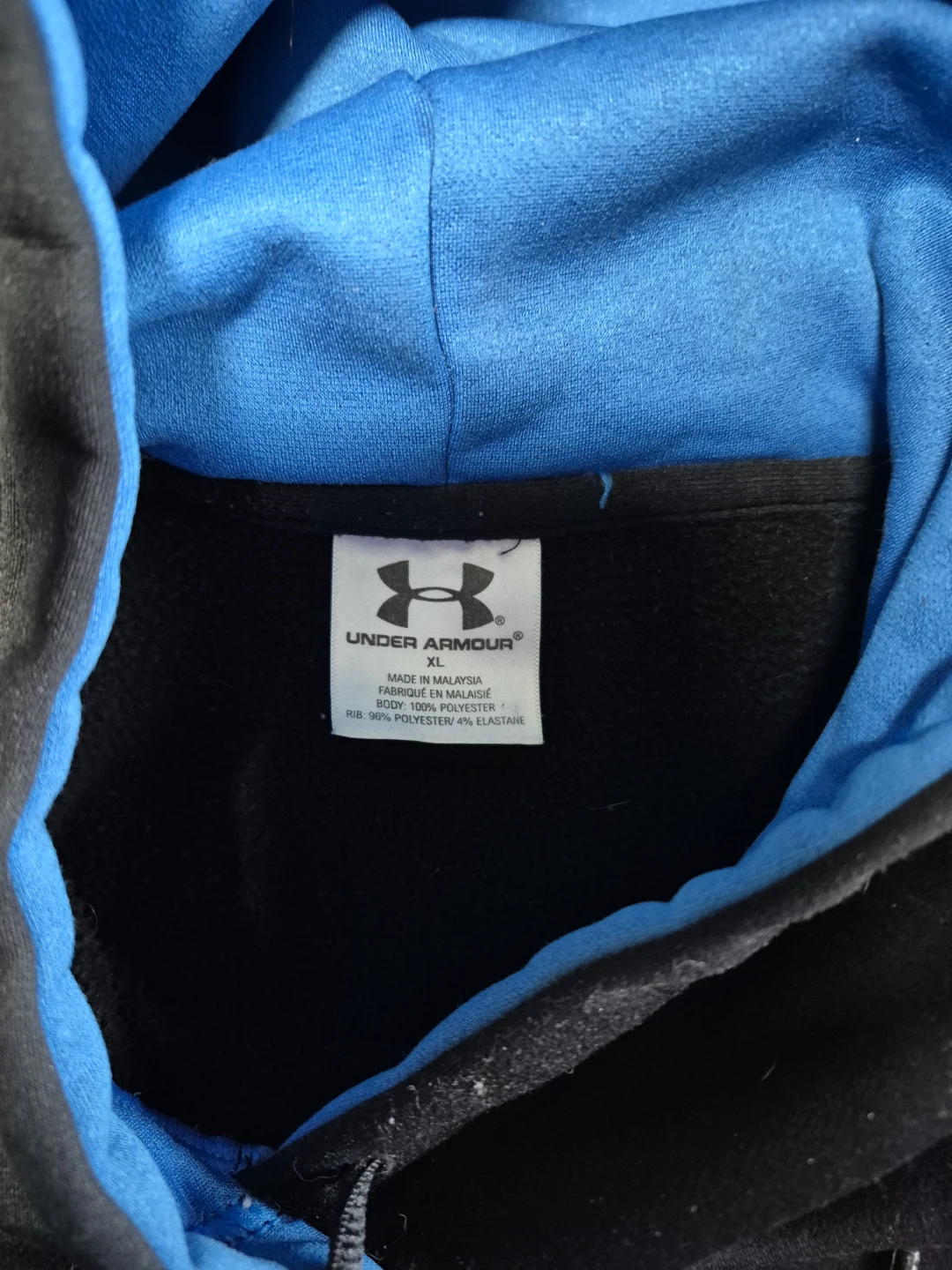 Under Armour Hoodie - Black/Blue - photo 2