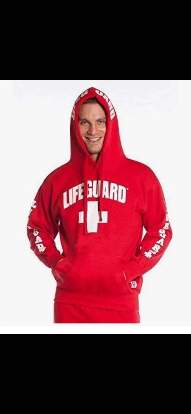 Red Lifeguard Hoodie