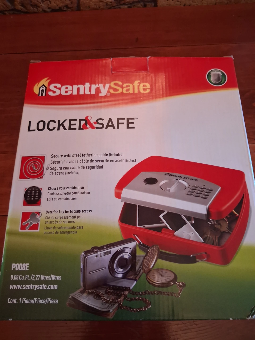 SentrySafe Locked & Safe P008E Compact Security Safe - photo 3