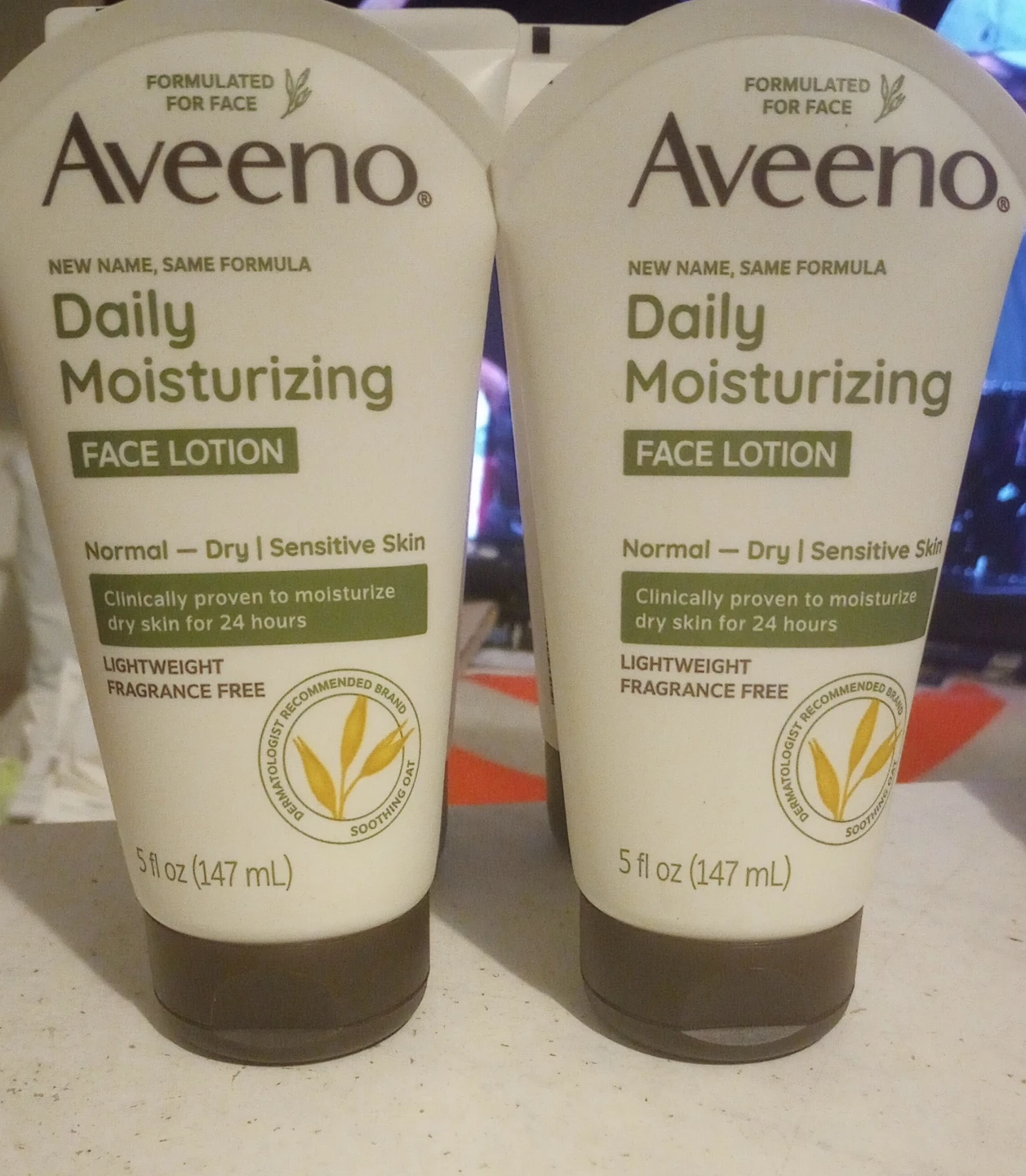 Aveeno Daily Moisturizing Face Lotion - 2 pack