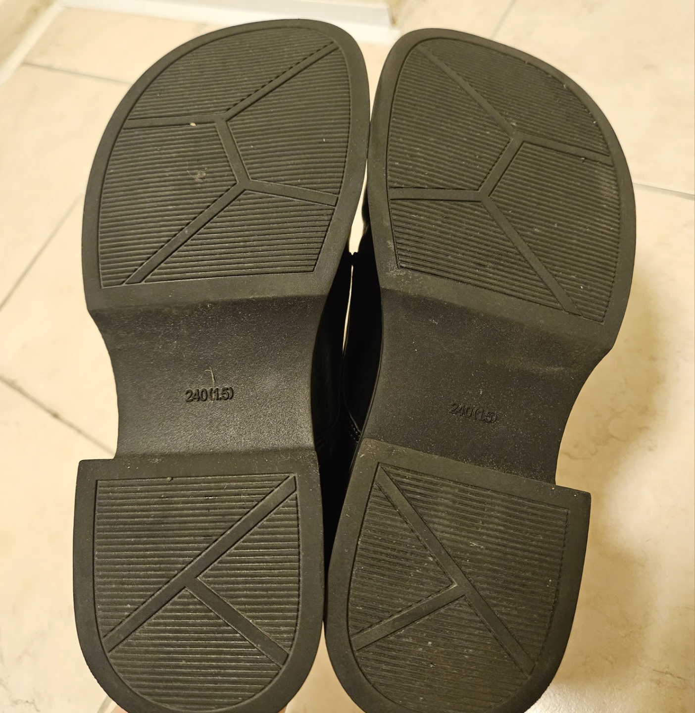 Black Chunky Platform Loafers (US 7) - photo 3