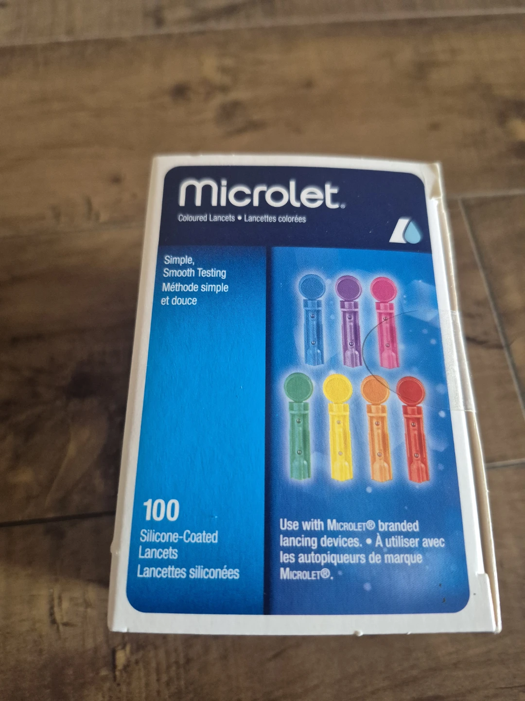 Microlet Coloured Lancets 100 Count