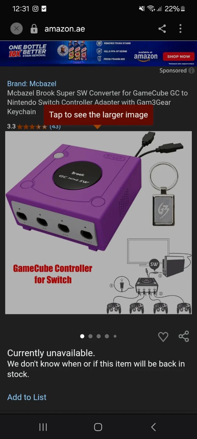 GameCube controller adapter - photo 2
