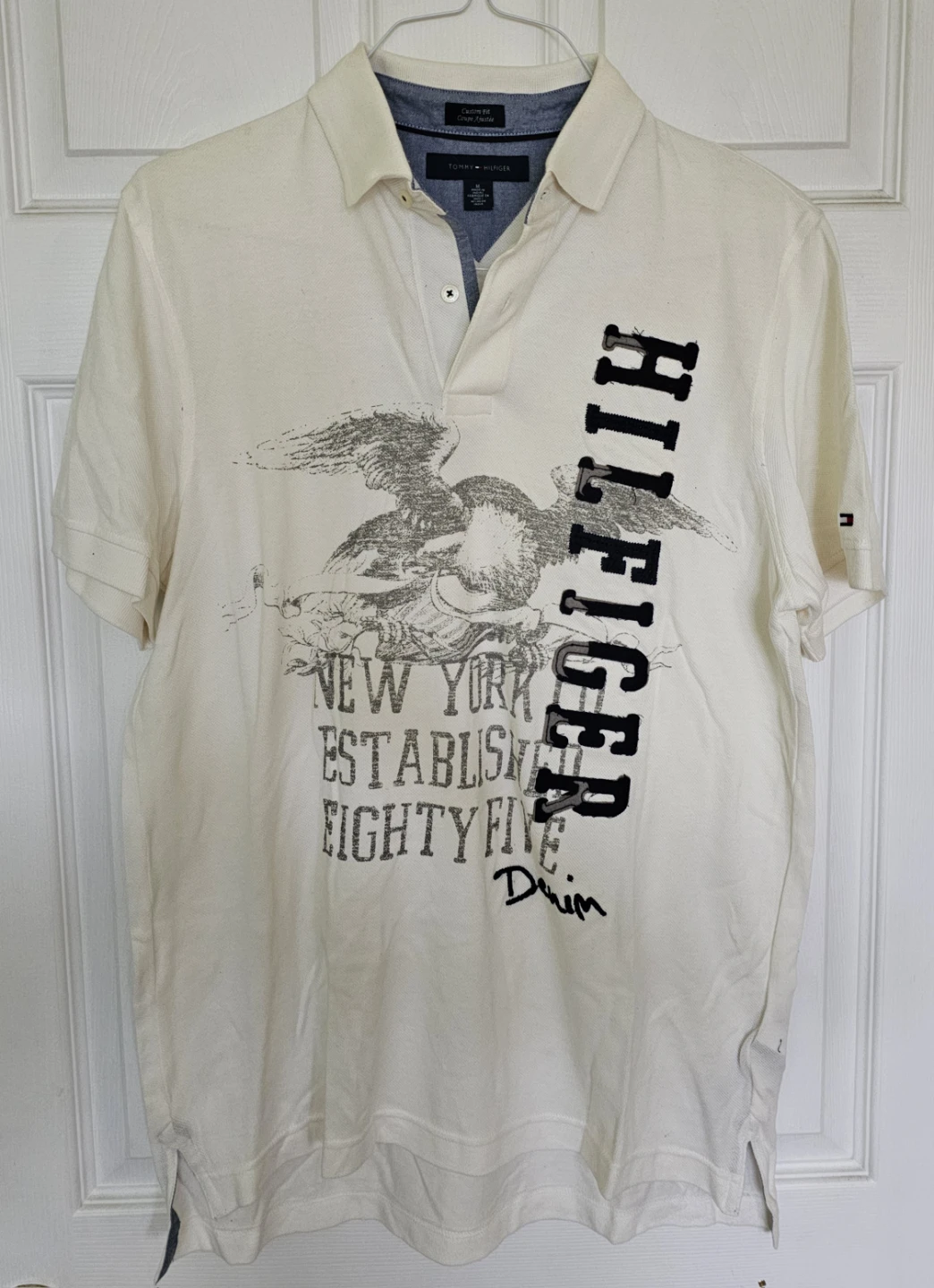 Tommy Hilfiger Custom Fit Polo Shirt Size M