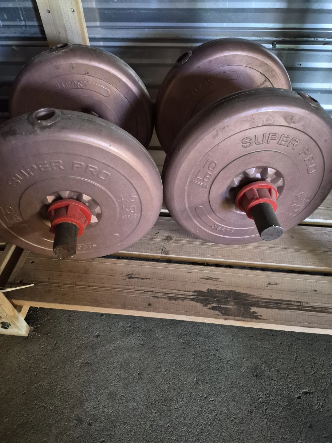 Sears Super Pro Dumbbell and Bar Weights - photo 5