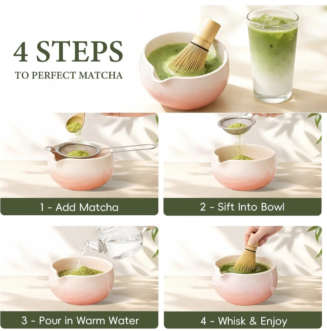 Complete Matcha Set with Whisk, Bowl, and Spoon - photo 5