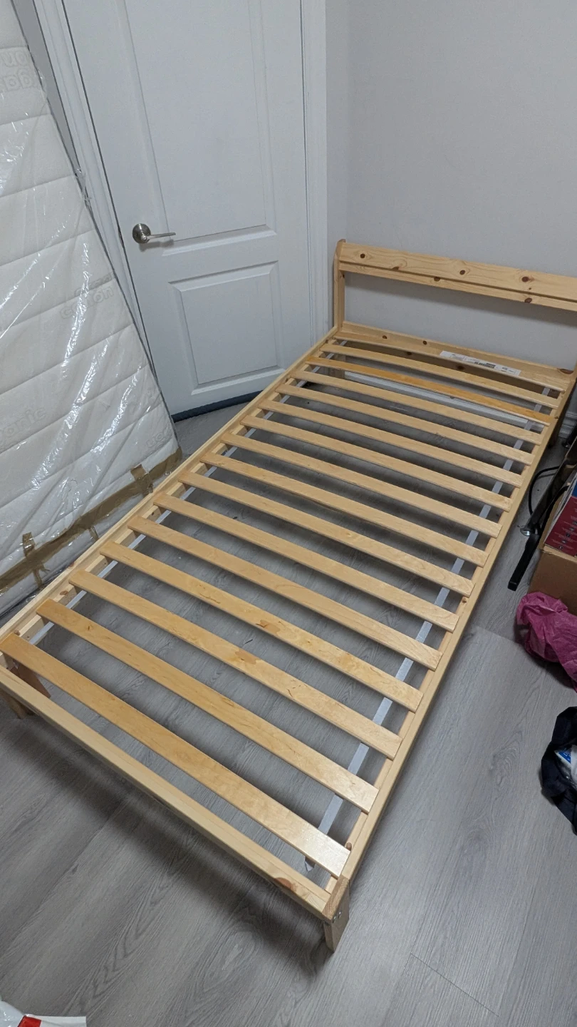 IKEA Neiden Mattress + Cot