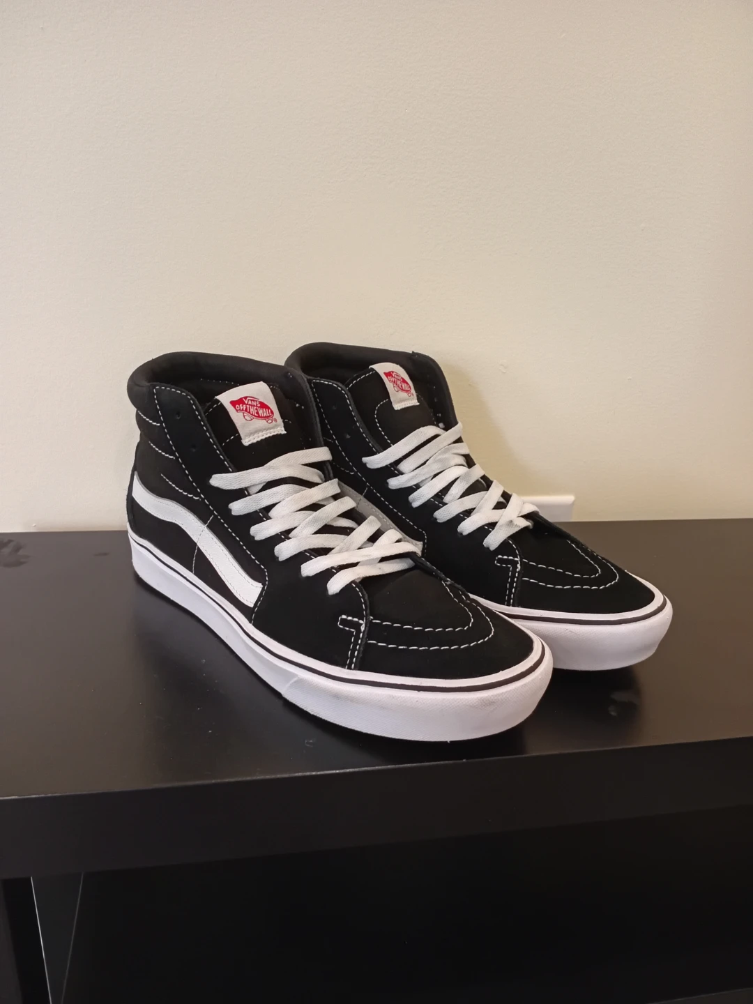 Vans SK8-Hi Black White High Top Sneakers