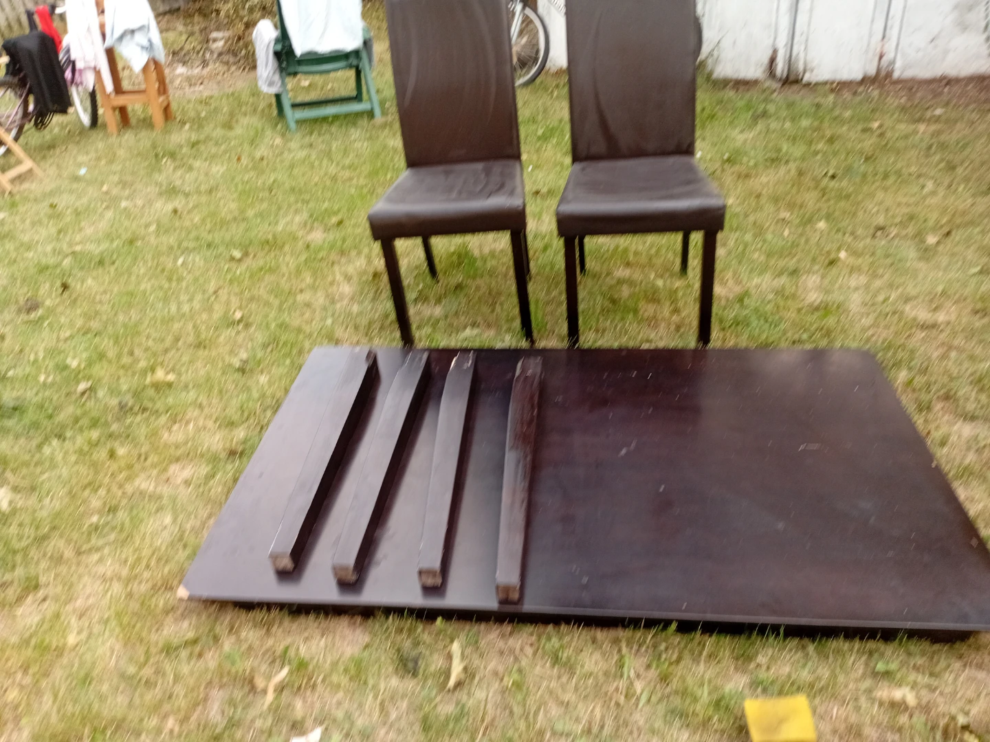 Black Dining Table Legs and Hardware - photo 5