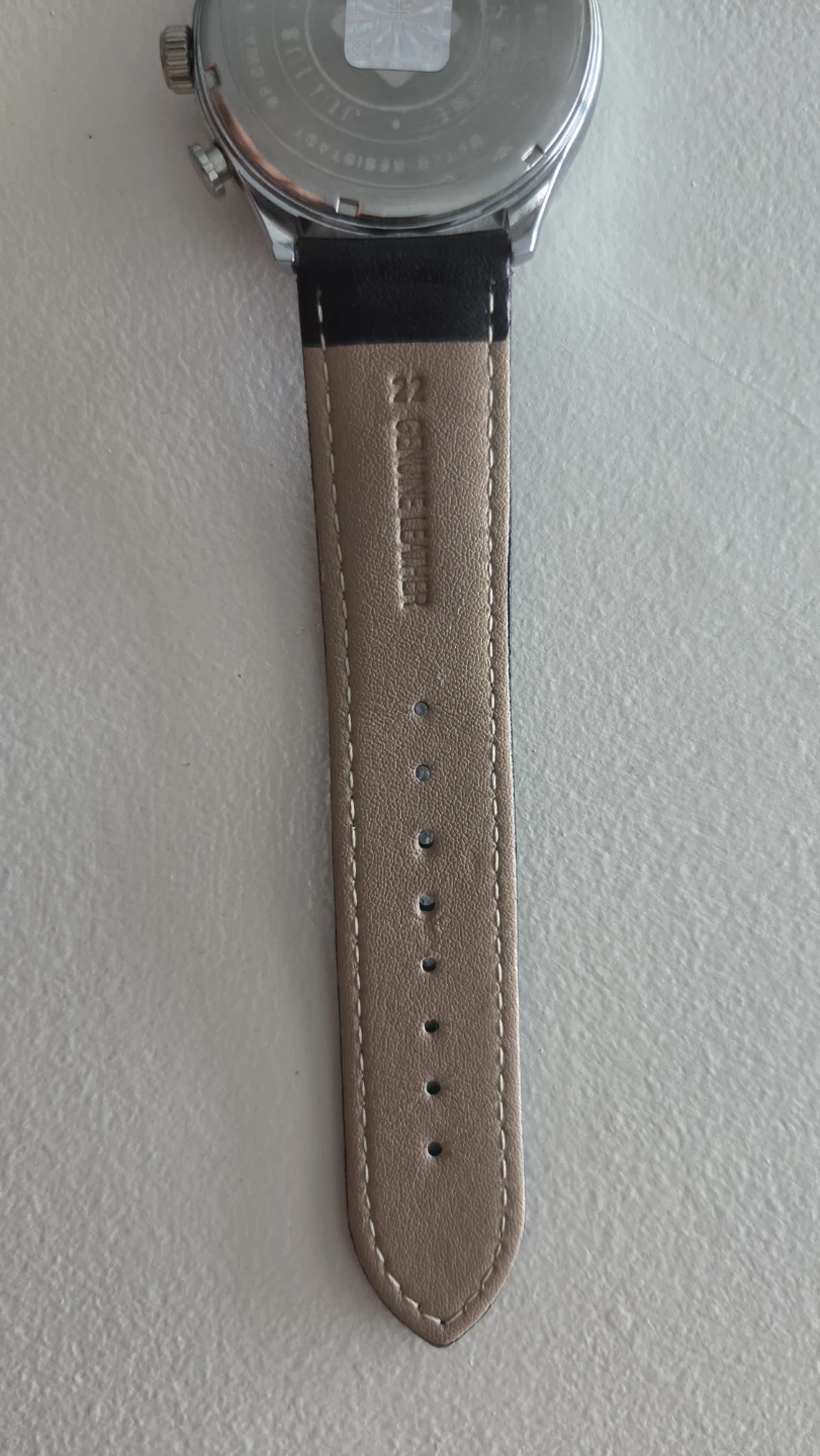 Julius Homme Men's Watch - Black Leather Strap - photo 4
