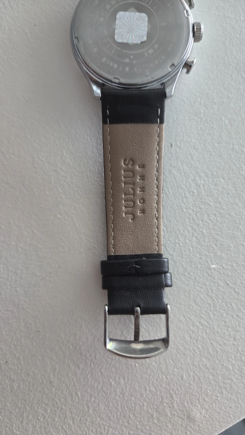 Julius Homme Men's Watch - Black Leather Strap - photo 5