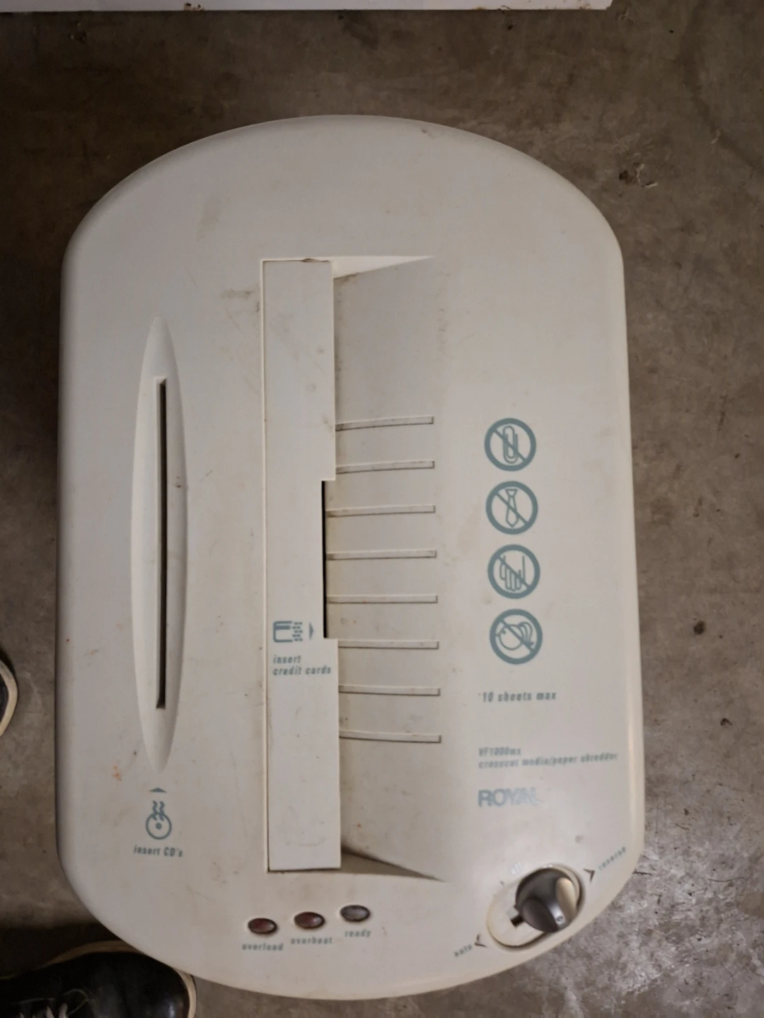 Royal VF1000MX Crosscut Paper Shredder - photo 2