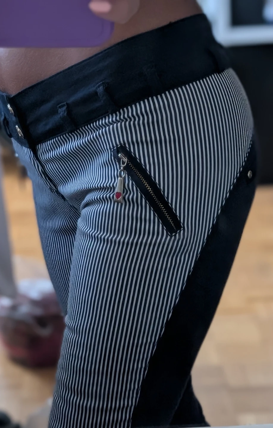 Striped Pants Carmito with Zipper Details - photo 3