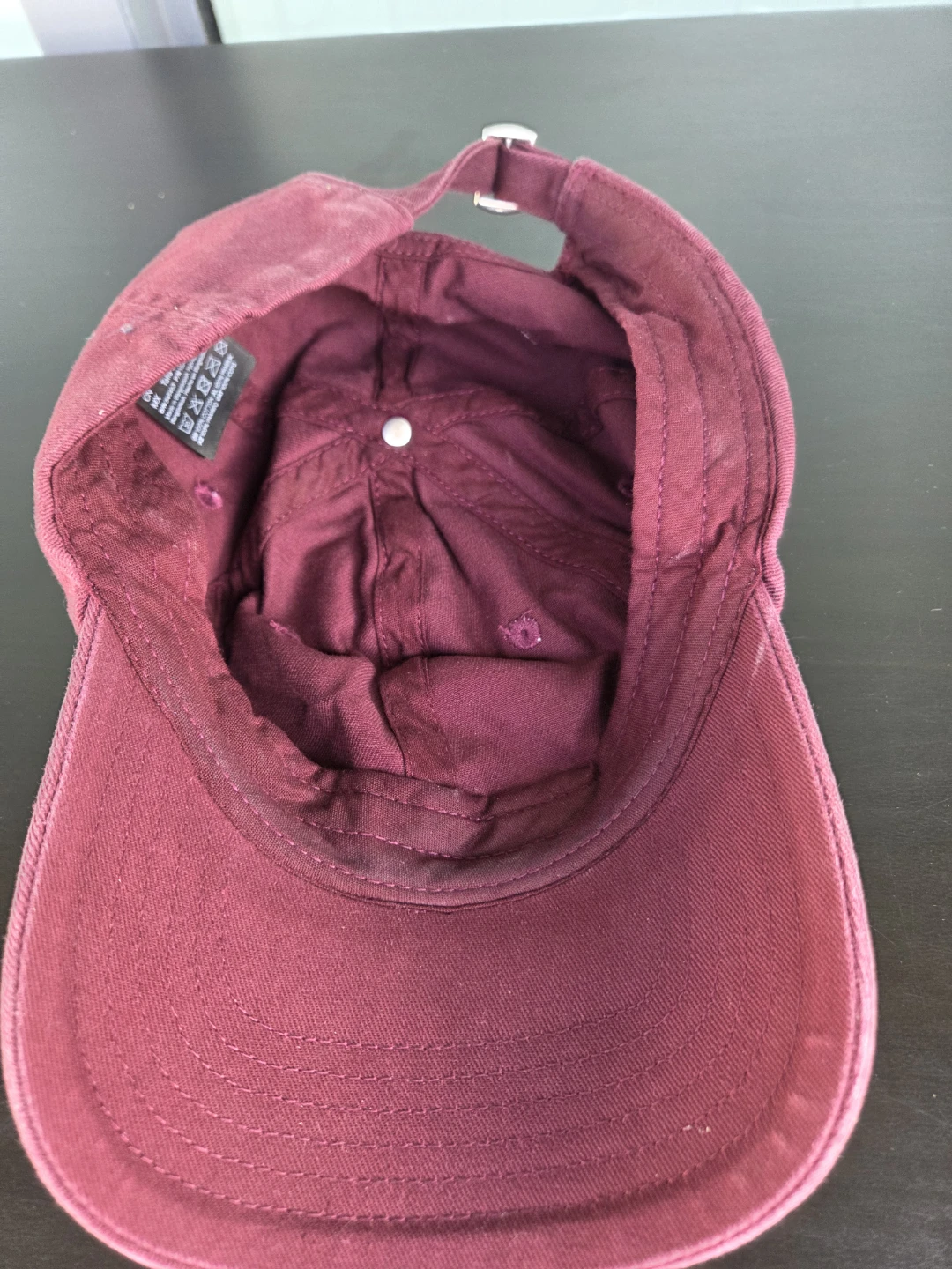 H&M "I'm not in the mood" Baseball Cap - Burgundy - photo 4