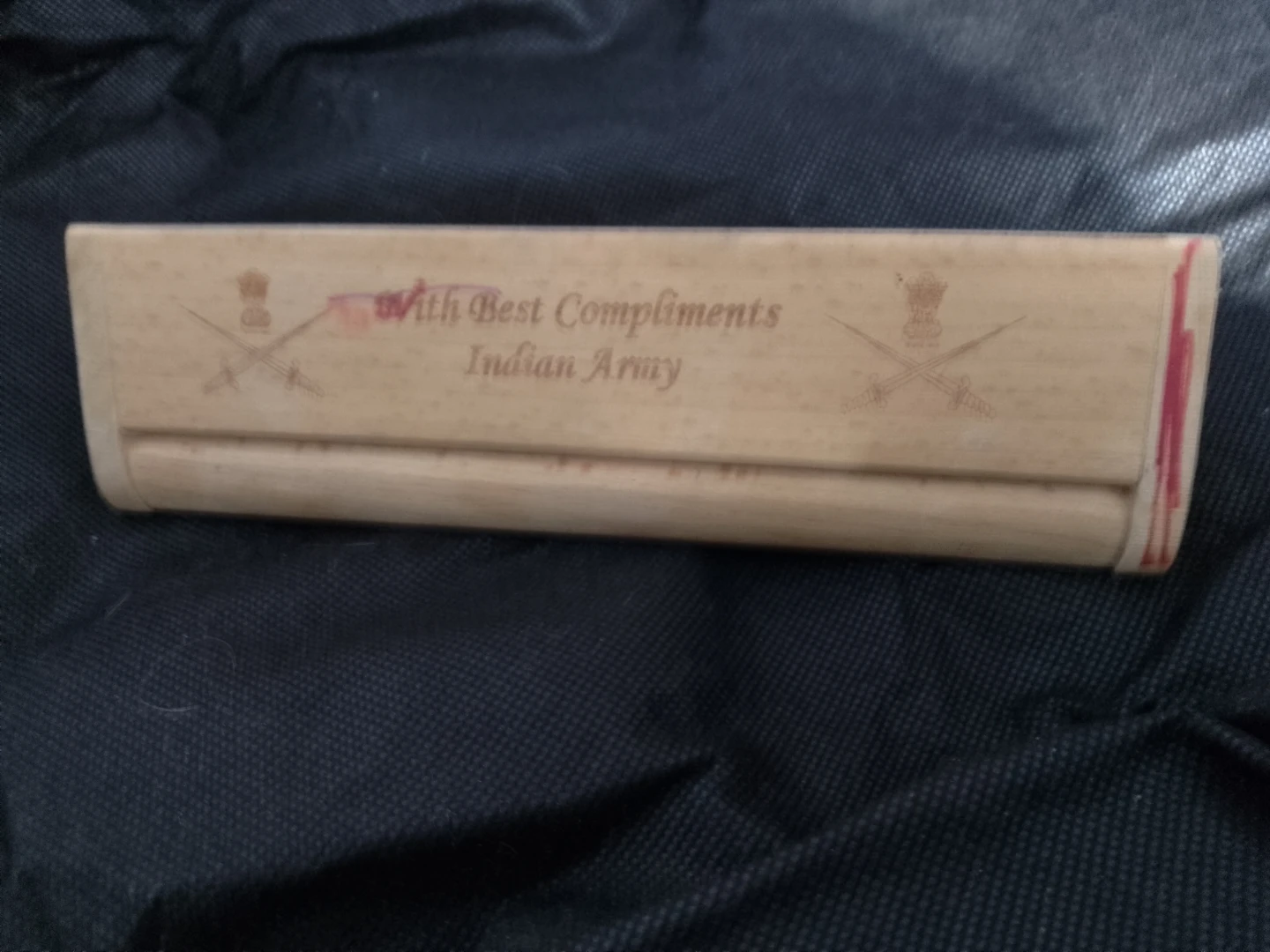 Wooden Desk Organizer with Engraving