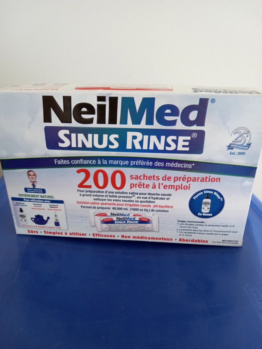 NeilMed Sinus Rinse 200 Saline Packets $20, brought extra.