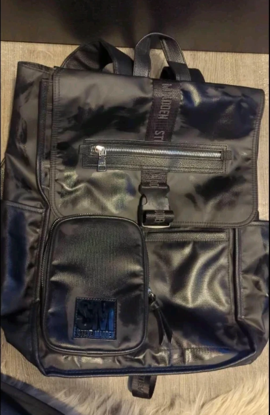 Steve Madden Black Backpack