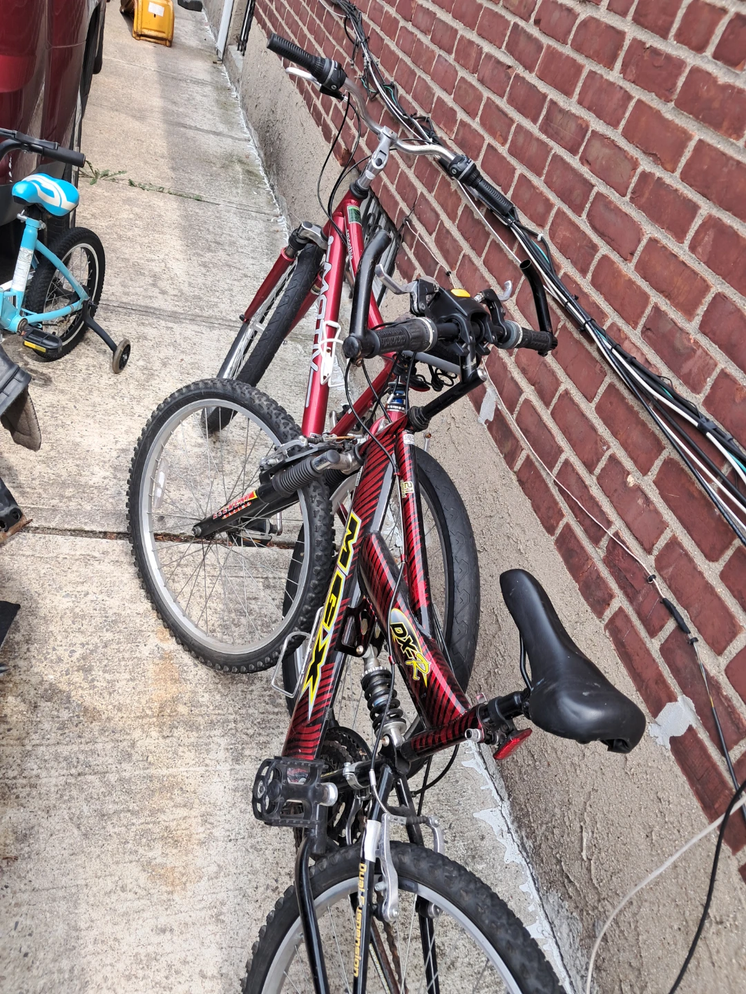 Red and Black Mountain Bike