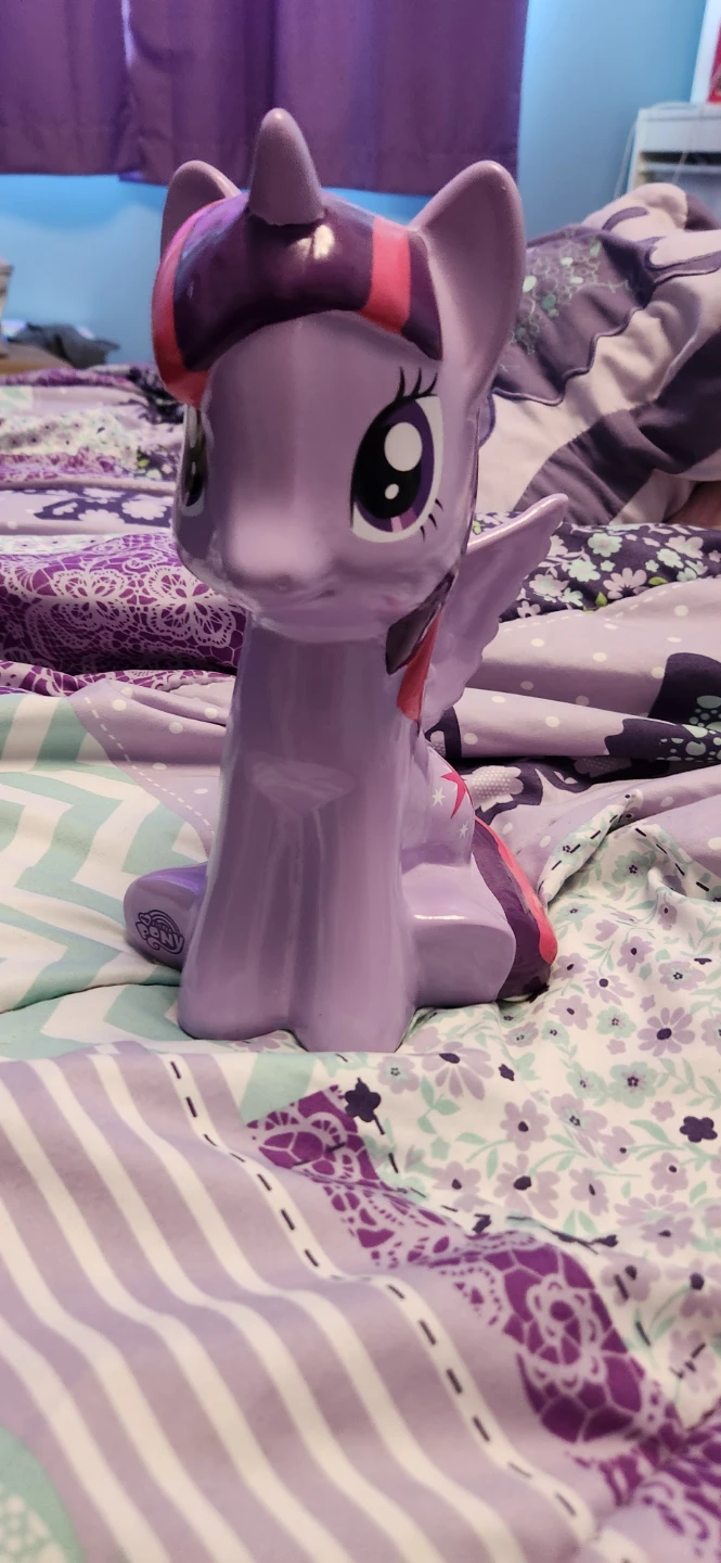My Little Pony Twilight Sparkle Ceramic Piggy Bank 2016 Hasbro - photo 2