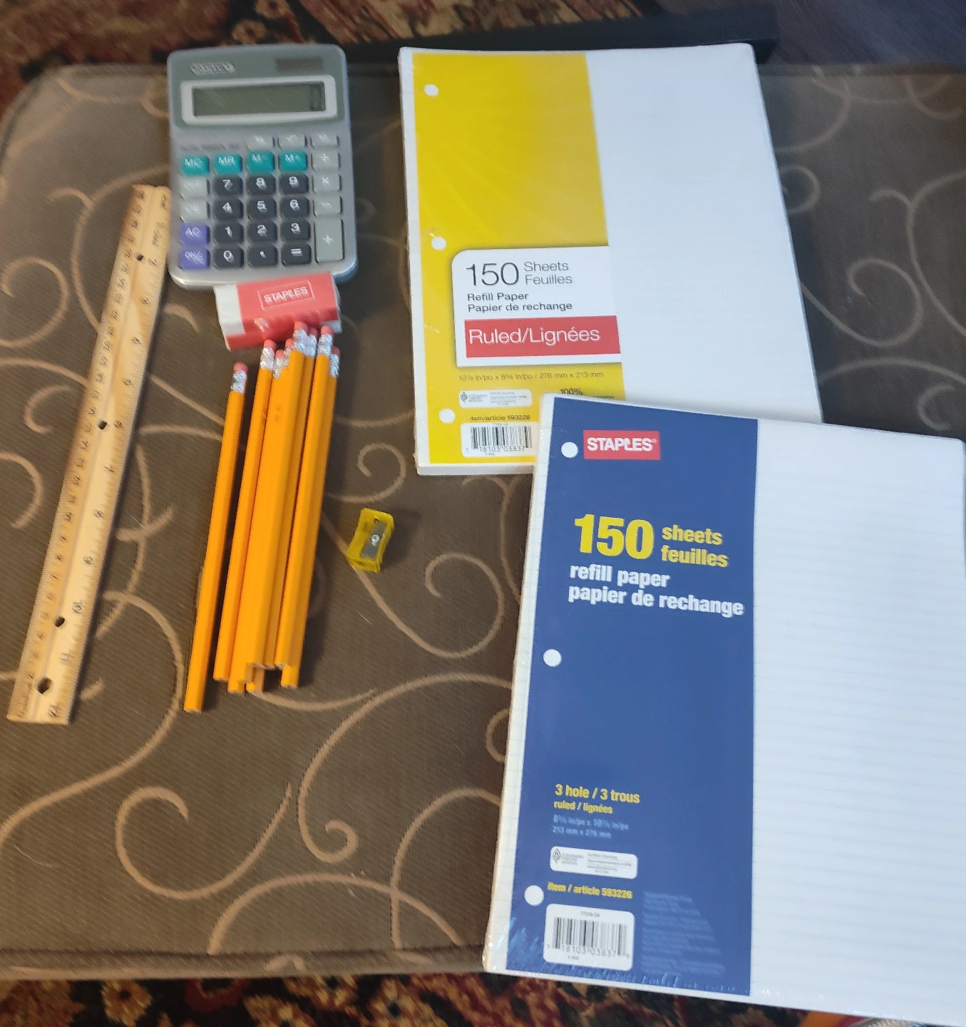 Lot of School Supplies