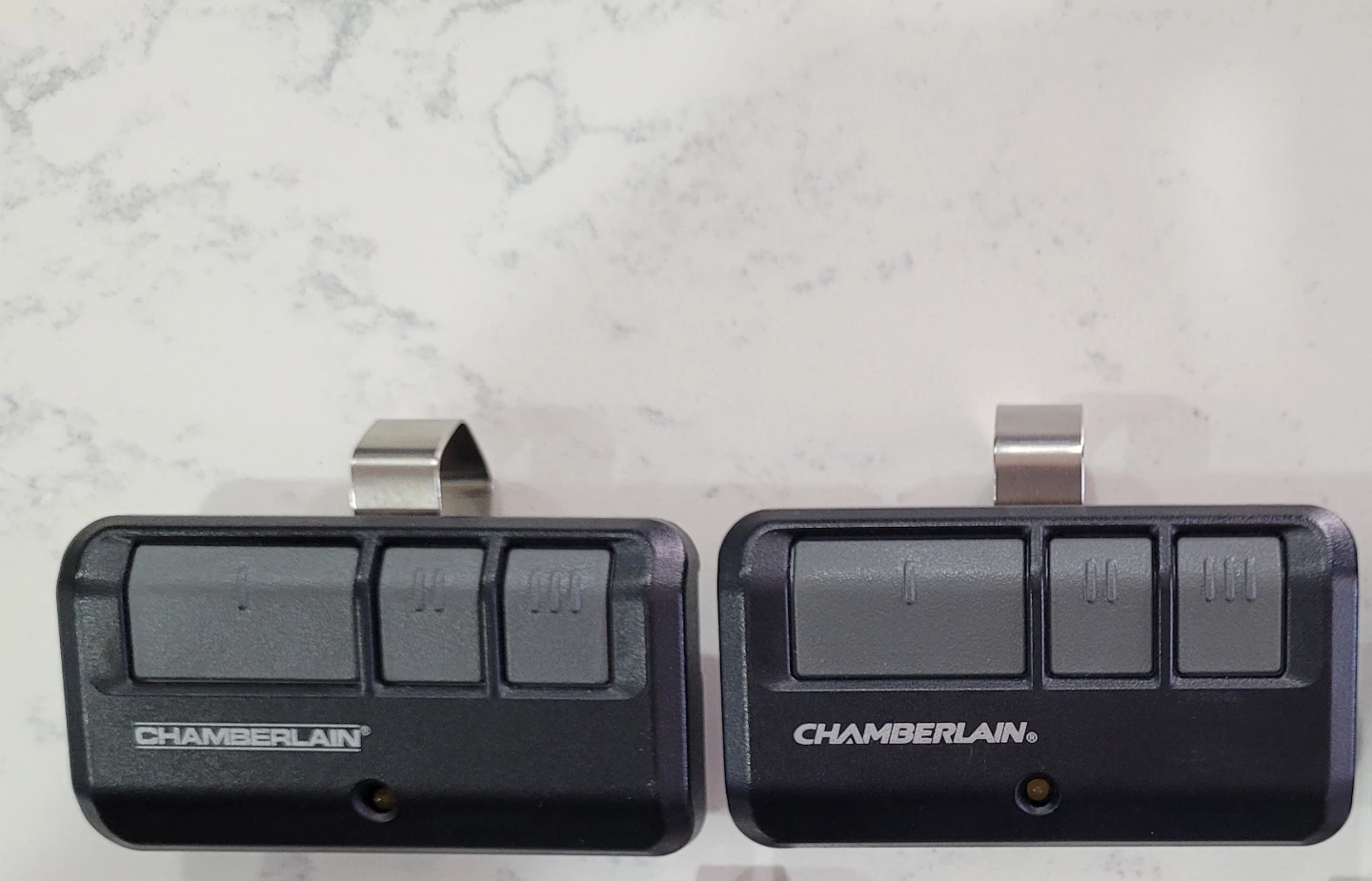Chamberlain remotes, wall unit and keypad for garage door opener