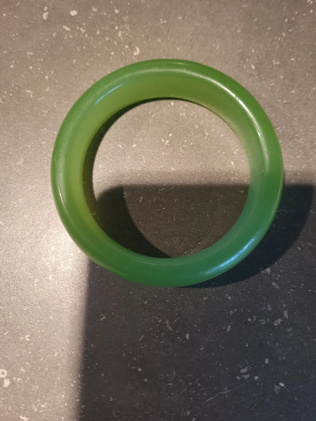 Green Jade Bangle Bracelet