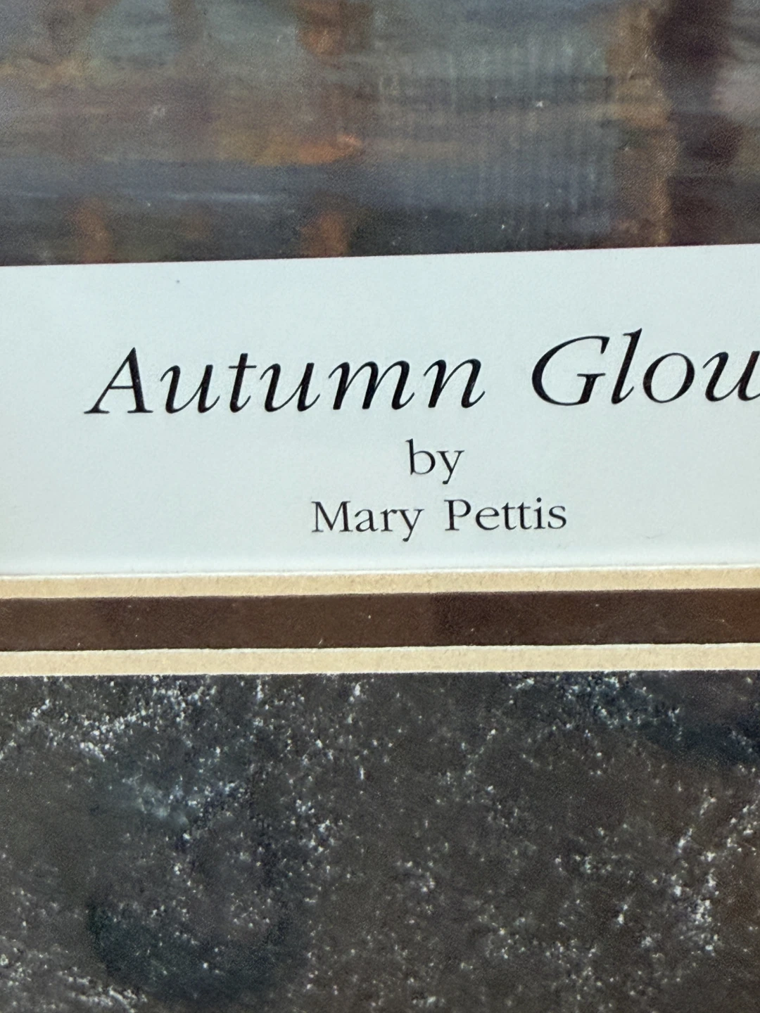 Autumn Glow Art Print by Mary Pettis - 1995 Limited Edition - photo 3