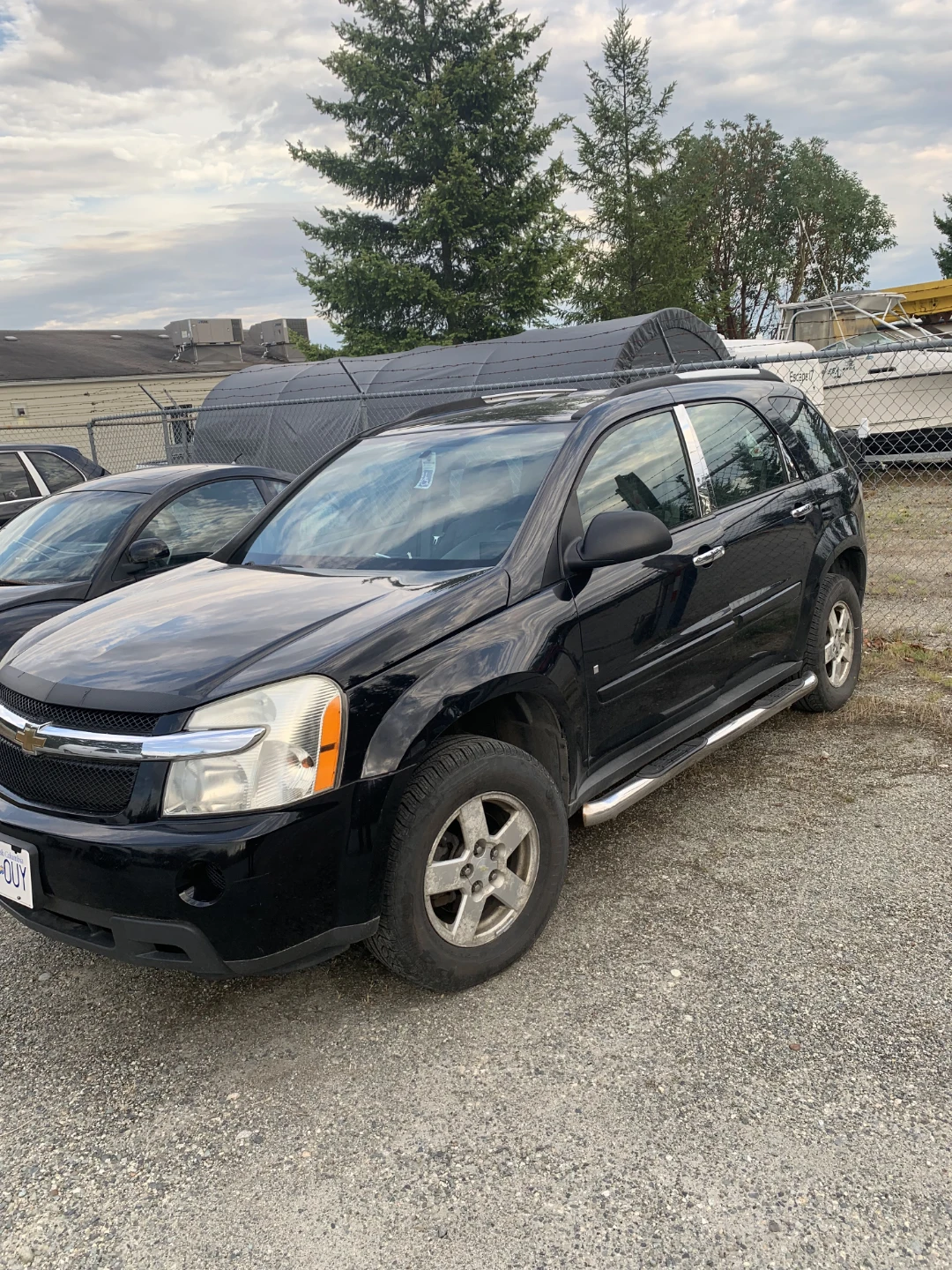 Black Chevrolet Equinox SUV