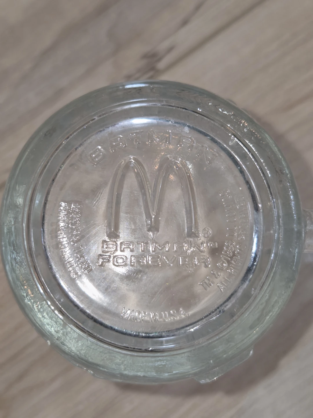 1995 McDonald's Batman Forever Glass Mug - photo 2