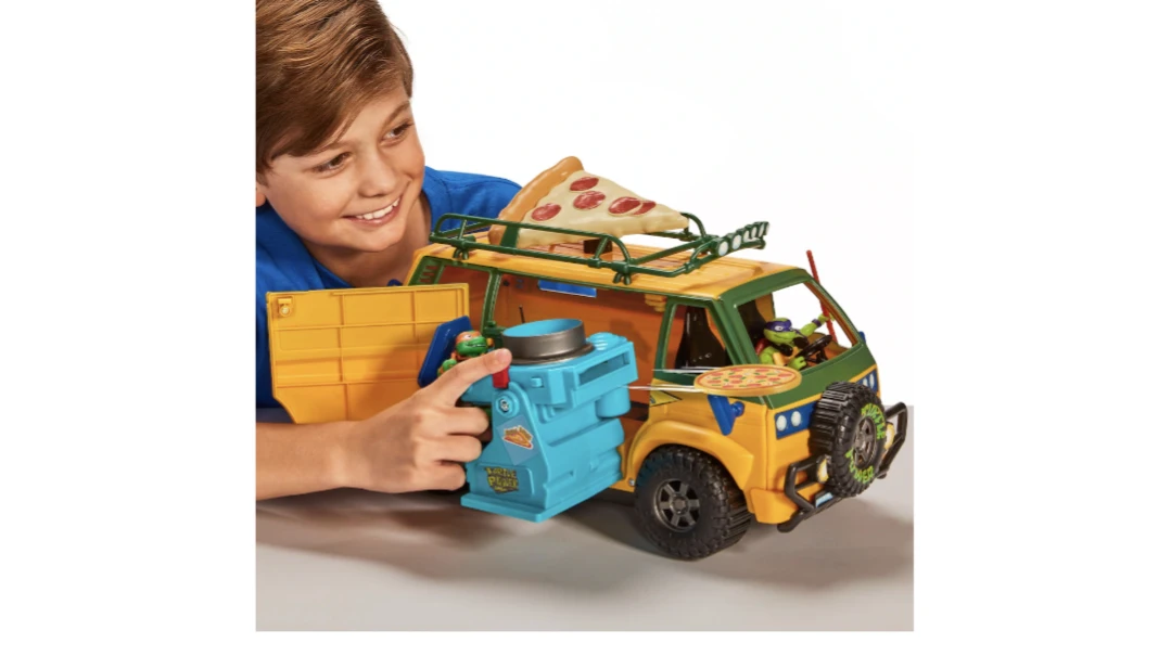 Teenage Mutant Ninja Turtles Mutant Mayhem Pizzafire Van Toy - photo 3