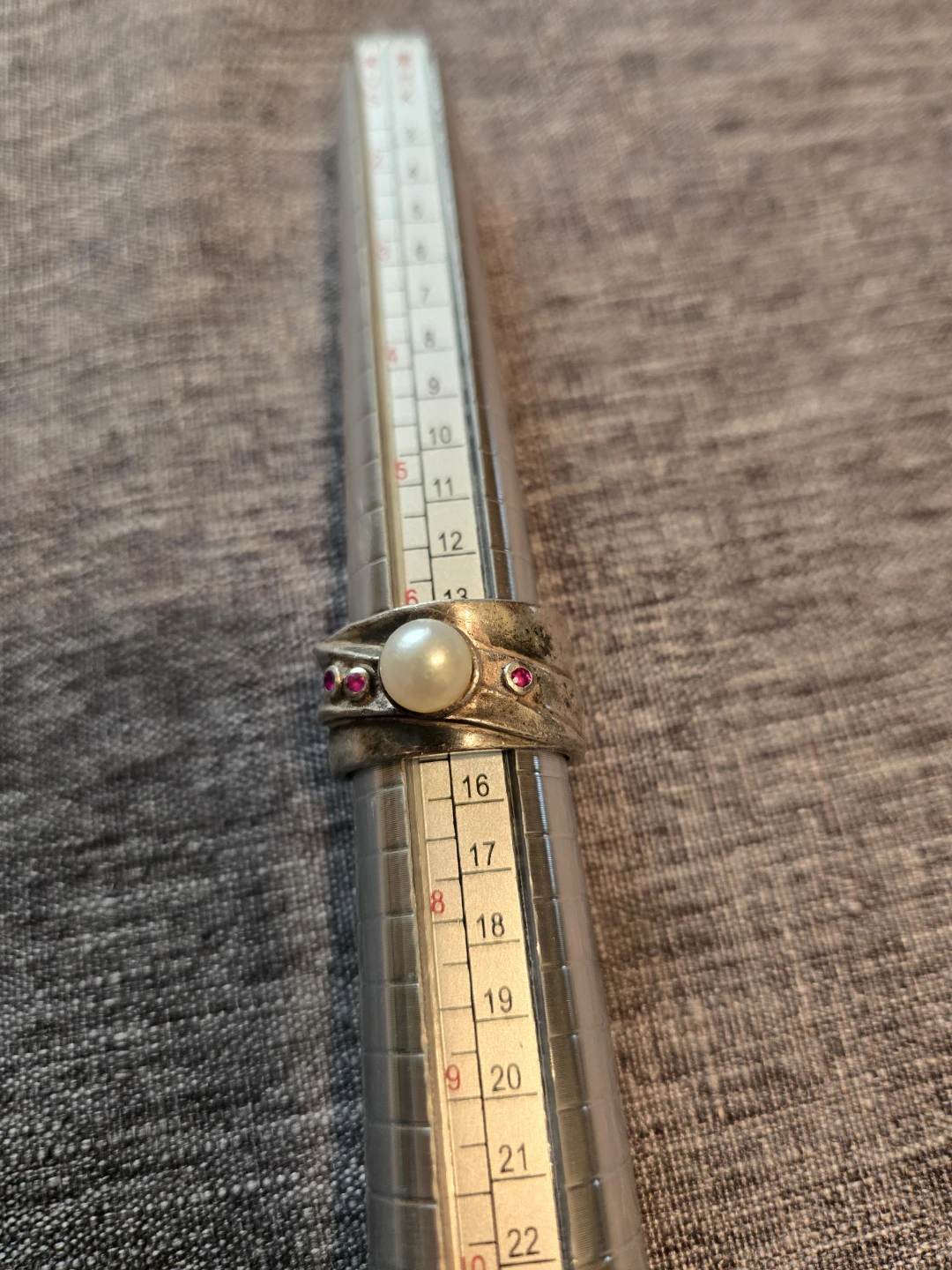Pearl and Ruby Ring