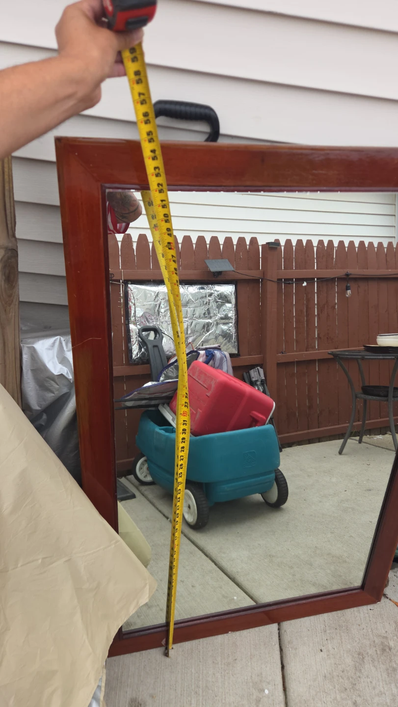Wooden Framed Mirror