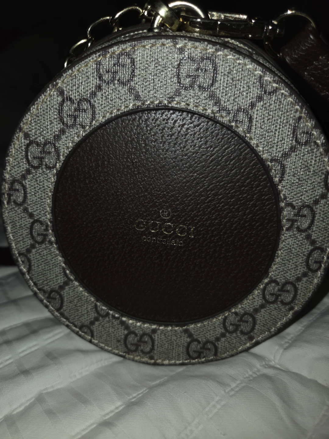 Gucci Cylindrical Shoulder Bag with Dog Graphic - photo 2