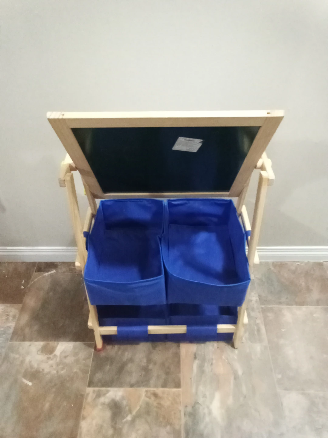 Chalkboard and whiteboard with Storage Bins - photo 2
