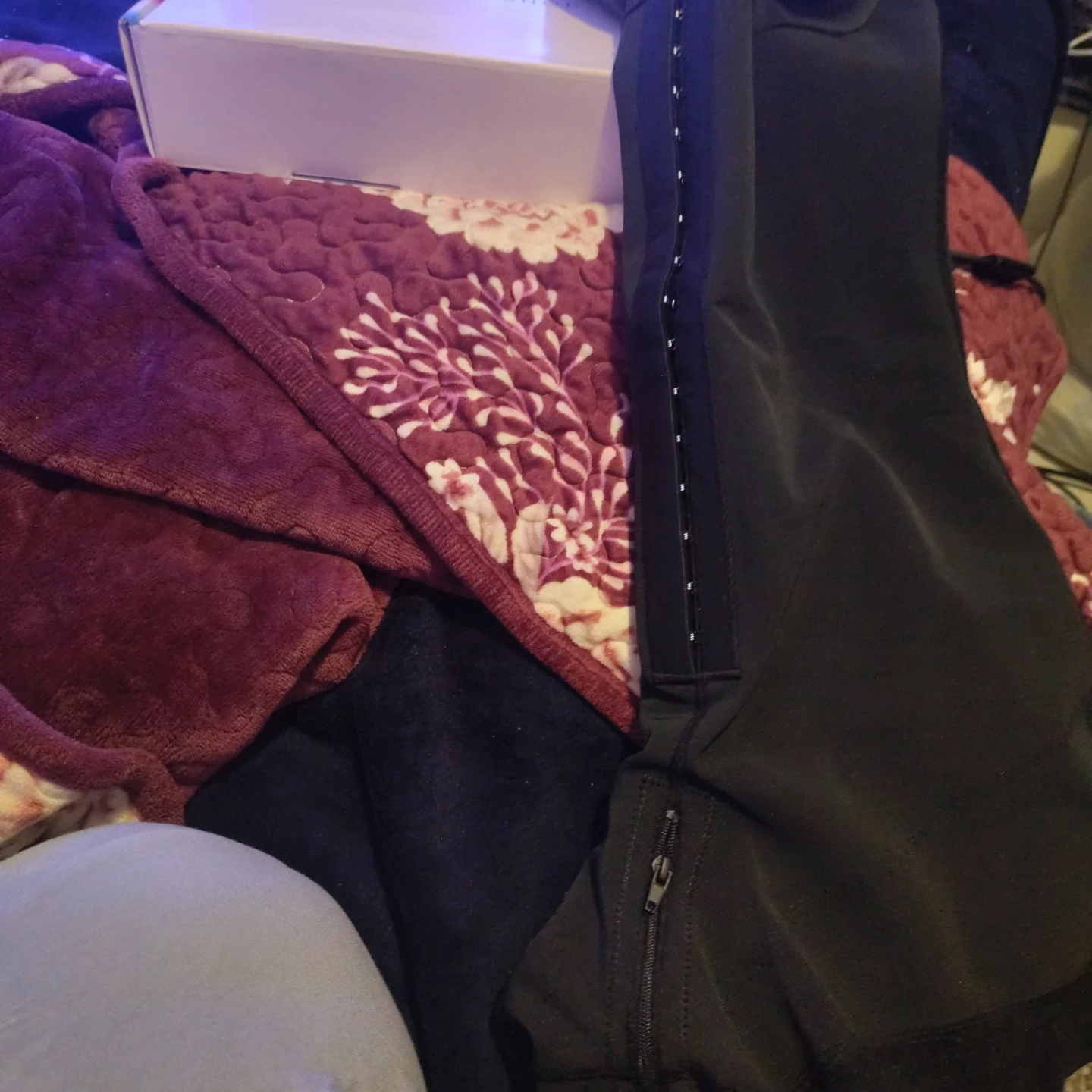 Black Full Body Shaper with Zipper and Hooks
