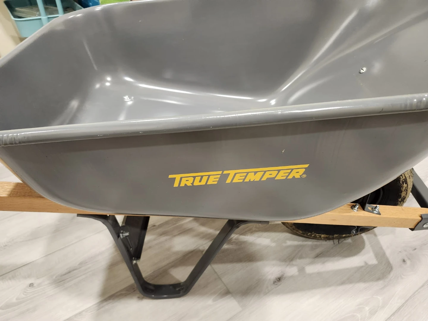 True Temper Grey Wheelbarrow