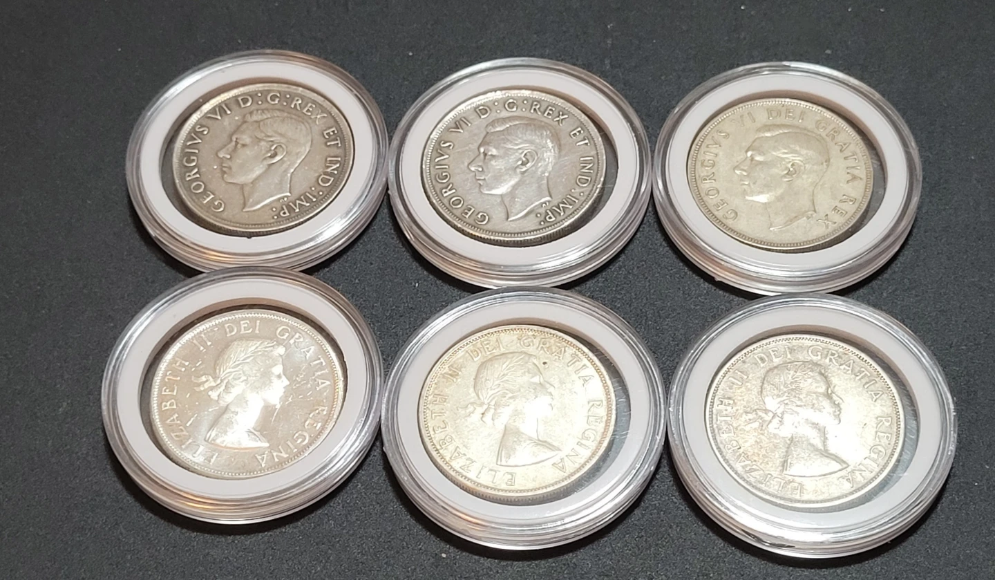 Canadian Silver Dollars  Coins  Lot - photo 5