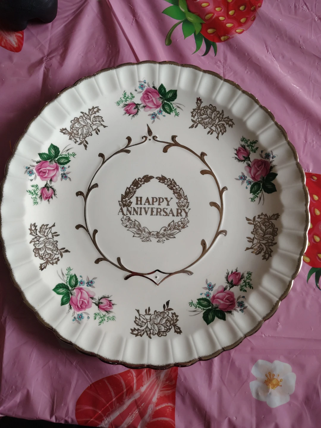 AVON "Happy Anniversary" Plate