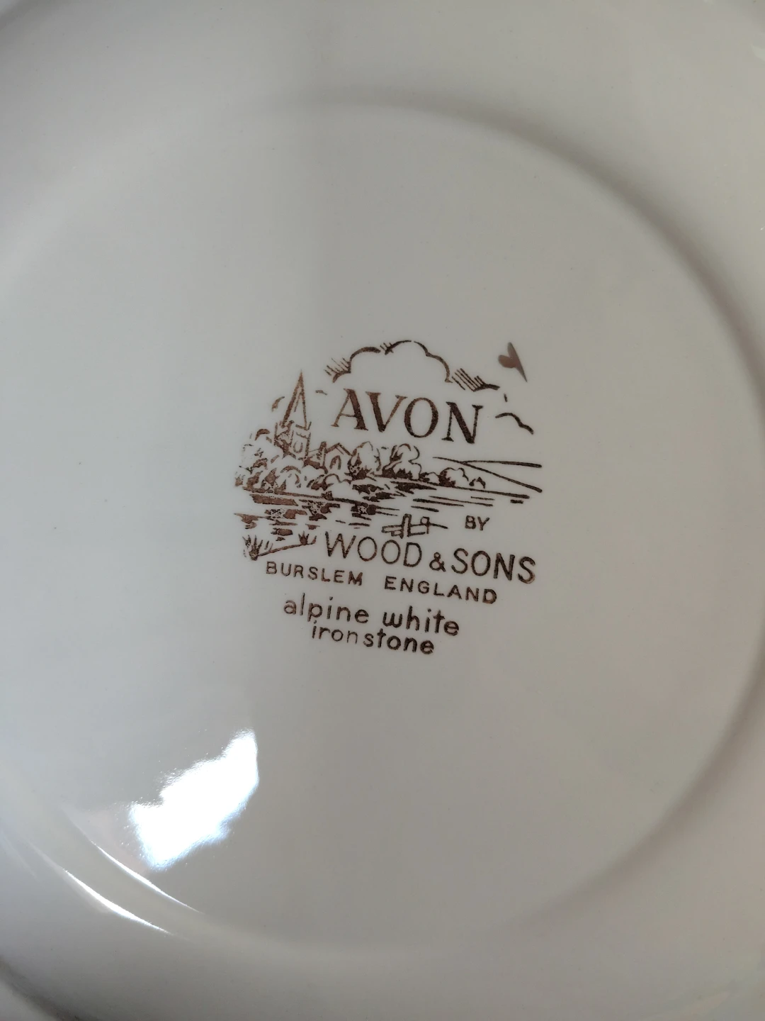 AVON "Happy Anniversary" Plate - photo 2