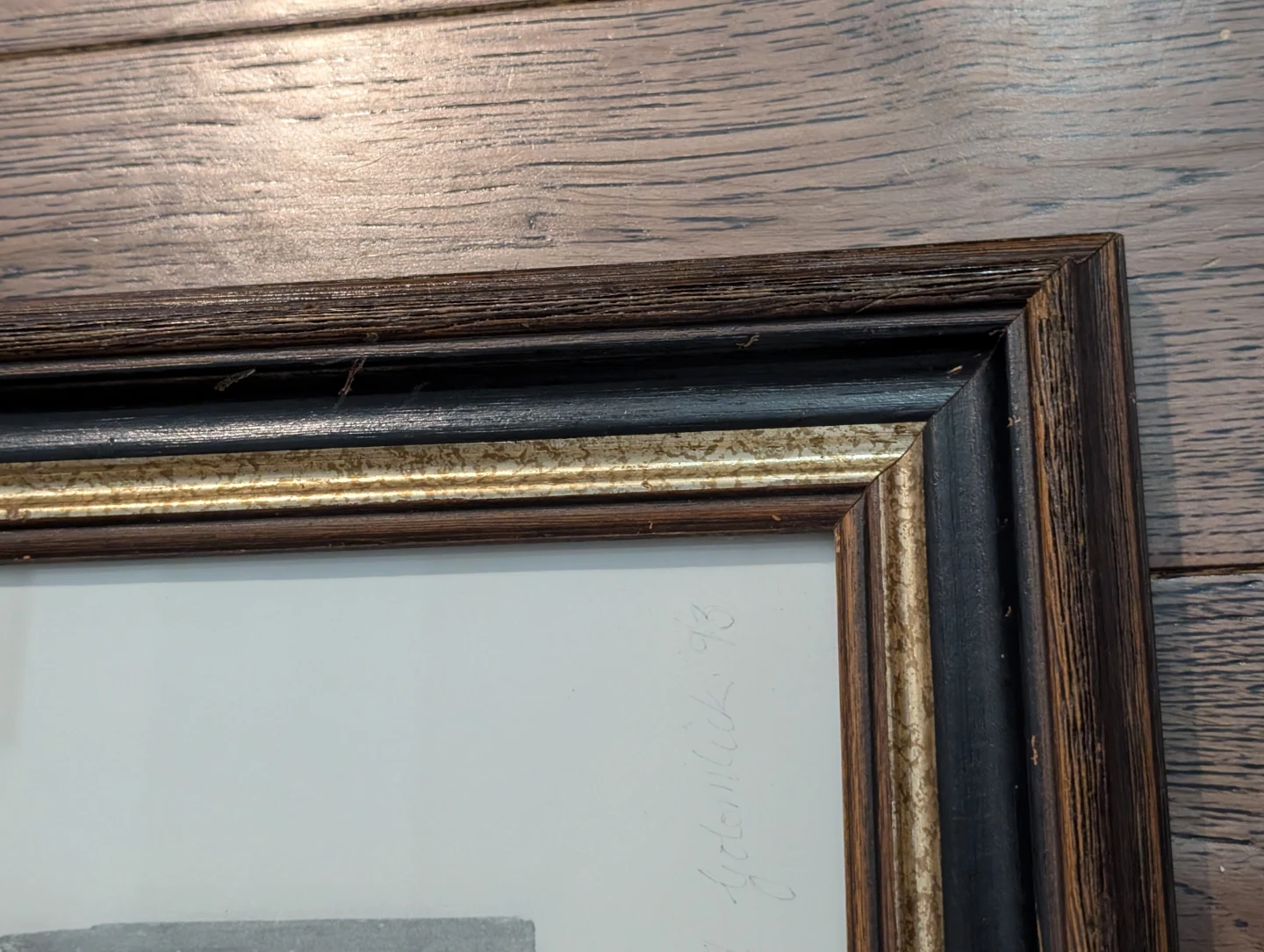 Vintage 1893 Original Signed Framed Photograph - photo 5