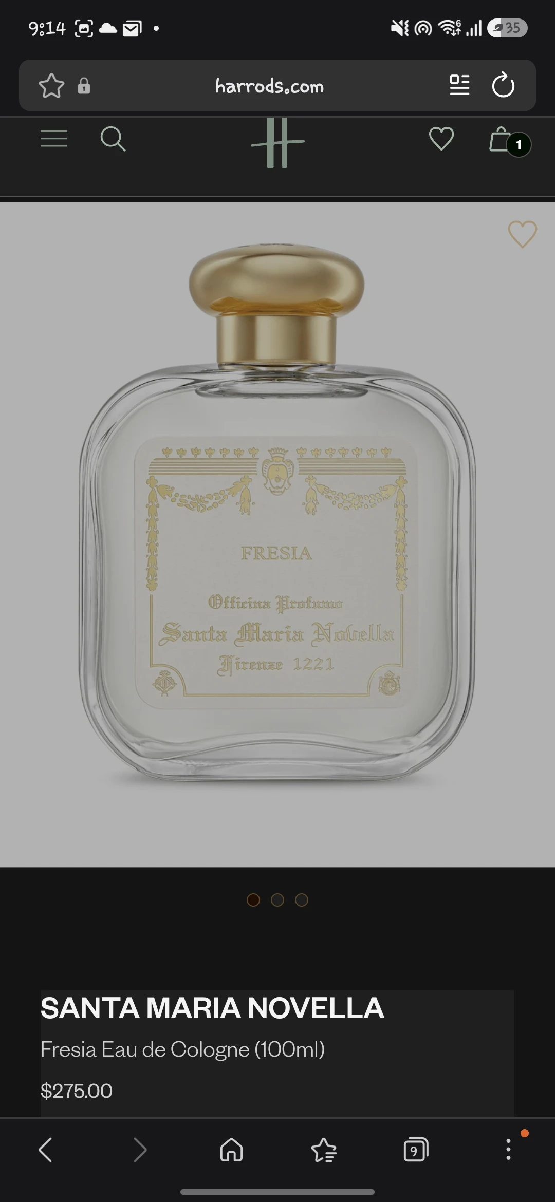 Santa Maria Novella Fresia Eau de Cologne 100ml - photo 2