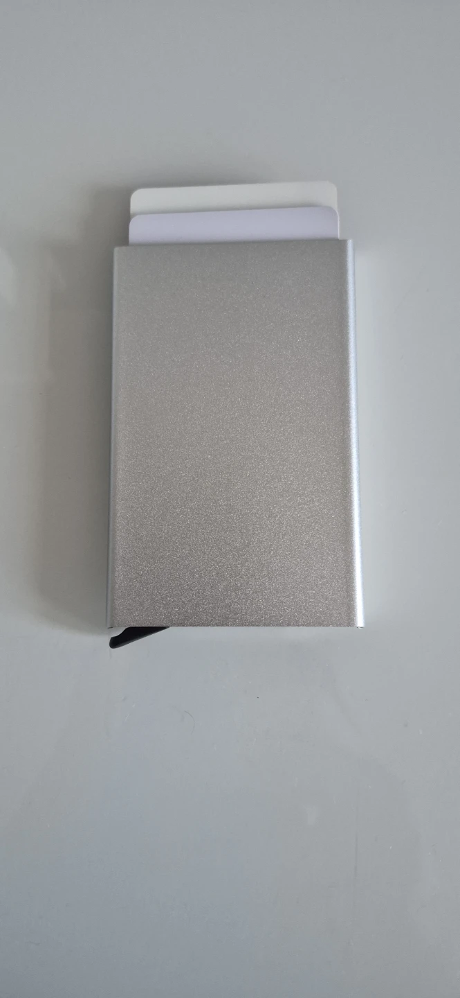 Premium Aluminum RFID Wallet – Slim Card Holder – 3 Colors - photo 2