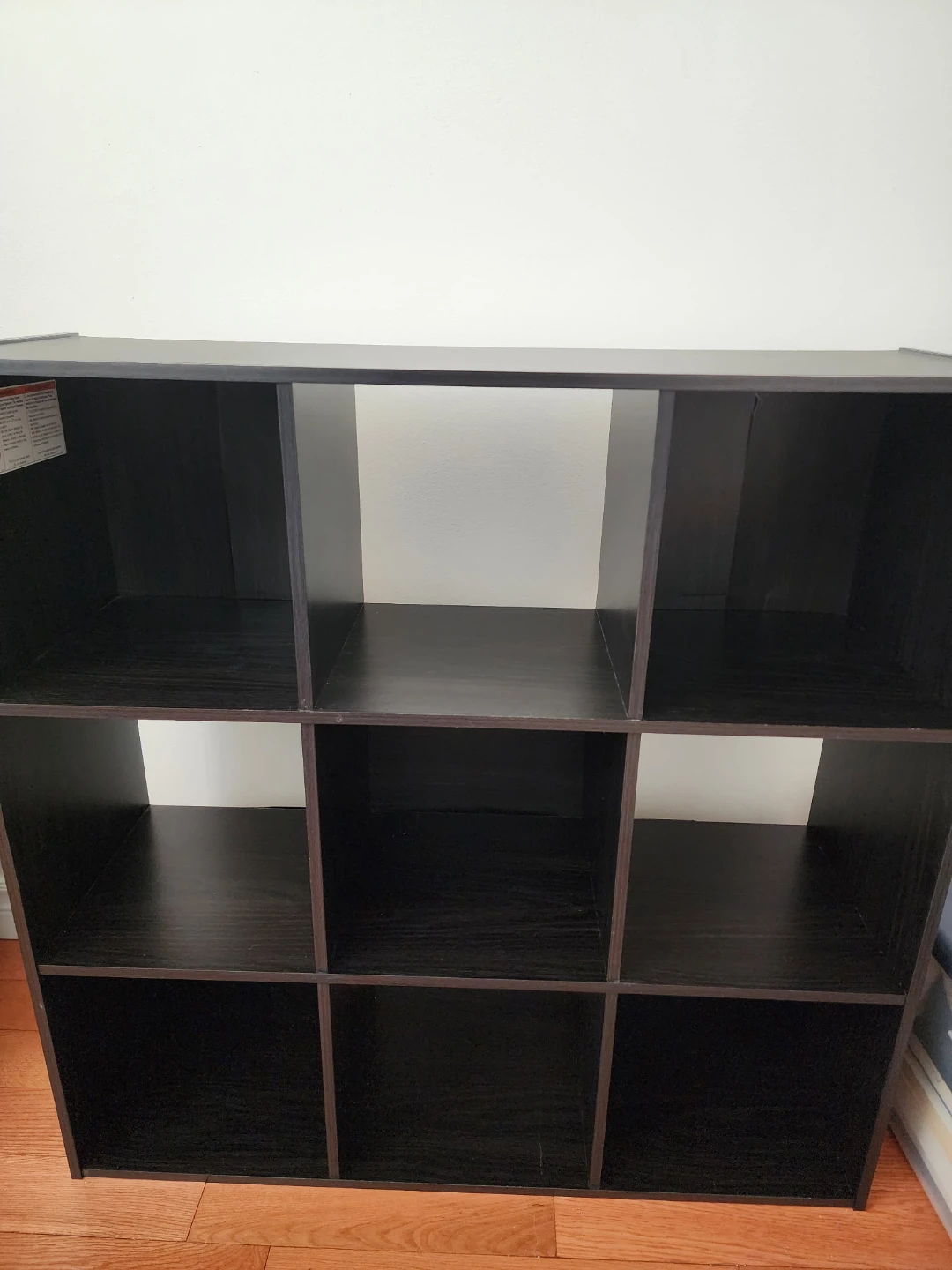 Dark Brown 9-Cube Storage Shelf