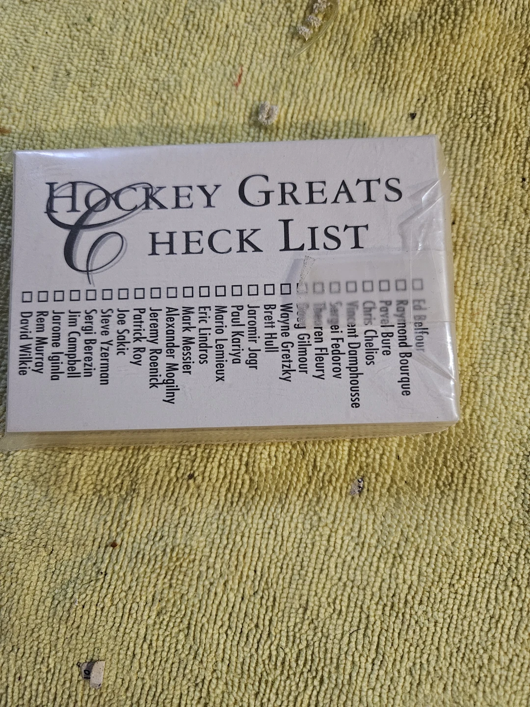 Got-Um Hockey Greats Heck List Trading Cards - photo 4